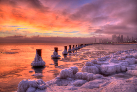 Icy Sunrise