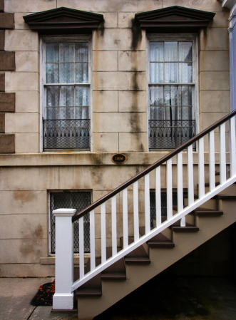 Two Windows and  Stairs