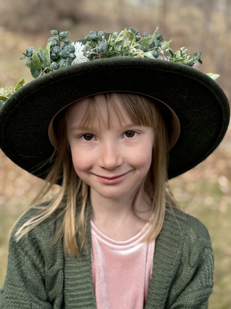 Just my green hat 