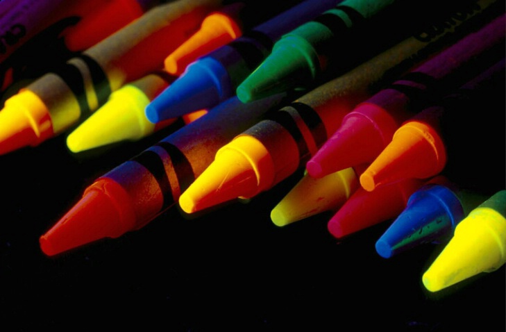 Glowing Crayons
