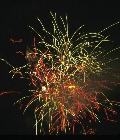 Electric Fireworks Explosion