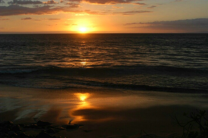 Sunset on Wailea Beach