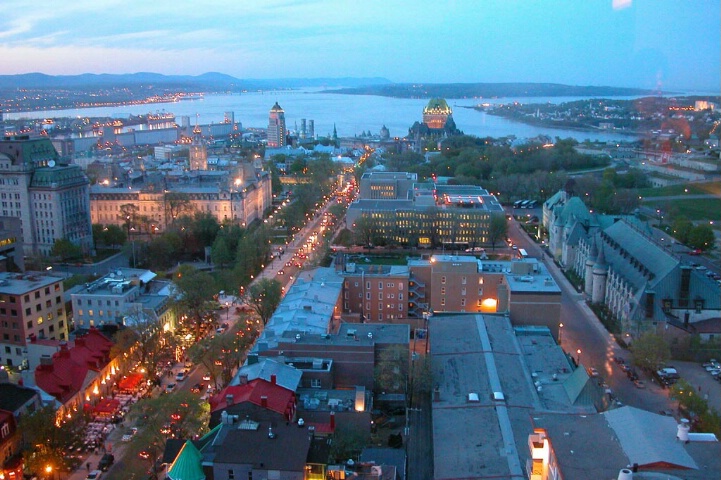 Quebec City,   21th floor View