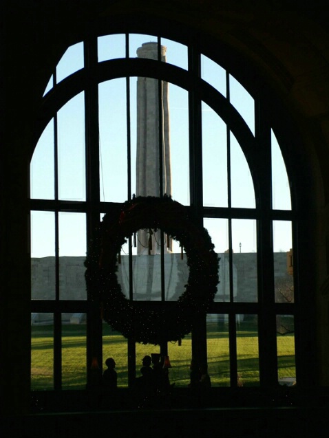 Liberty Memorial Through The Window