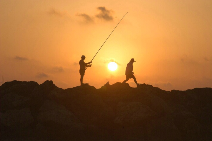 Sunset fishing No': 7