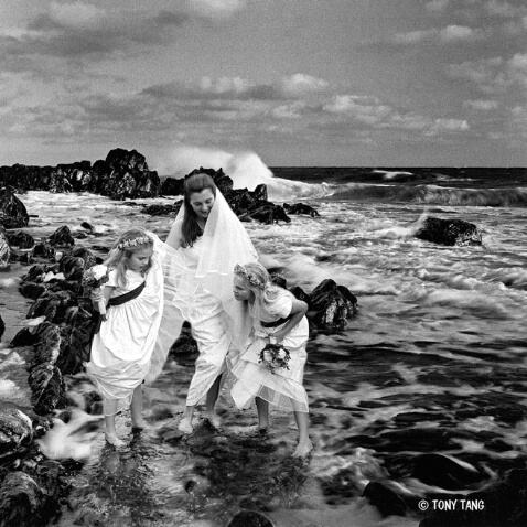 A Bride on the Ocean wave