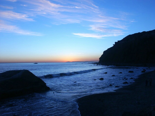 Headlands Sunset - Blue