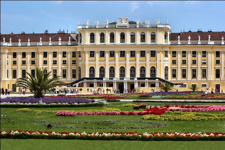 Schönbrunn Palace Garden View