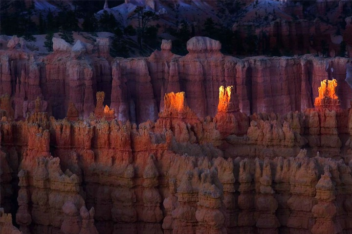 Stone candles
