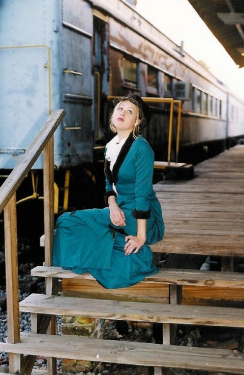 Train depot in Bagdad, Florida.