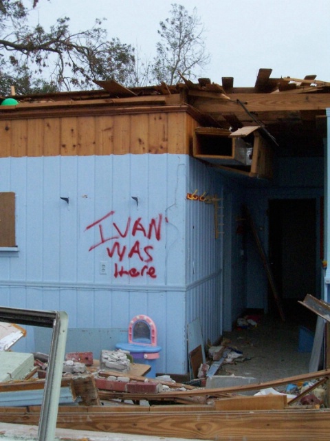 Hurricane Ivan's calling card