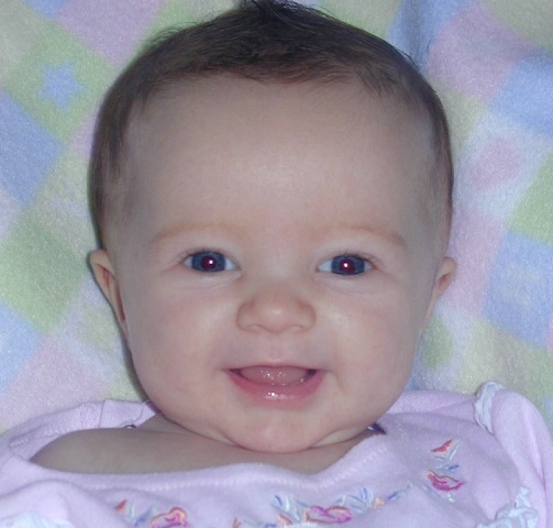 Rayna with blue eyes