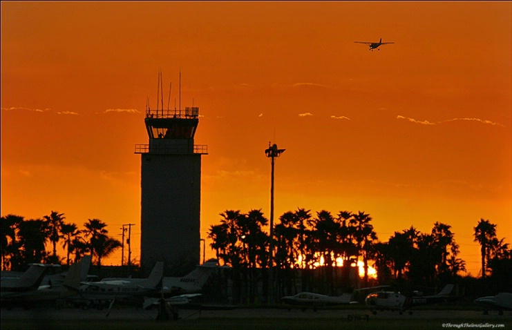 Kendall Tamiami Control Tower @ Sunset