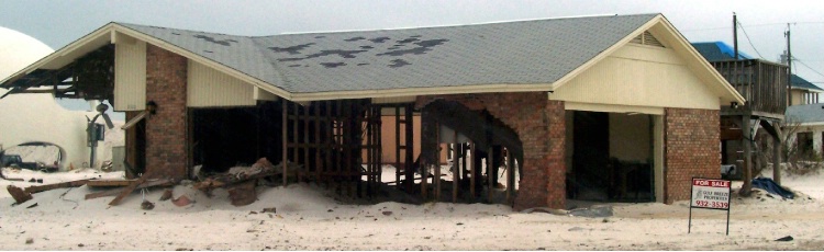 Hurricane Ivan damage Pensacola Beach