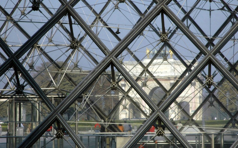 View From Inside the Louvre