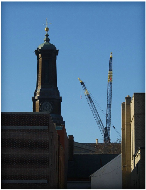 Steeple And Cranes #209