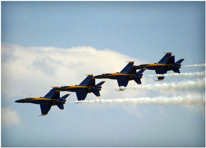 Four Blue Angels #176