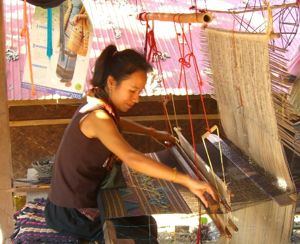 Laotian weaving