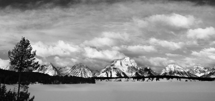 Grand Tetons B&W