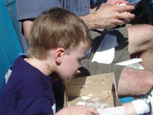 ICE CREAM AND BASEBALL