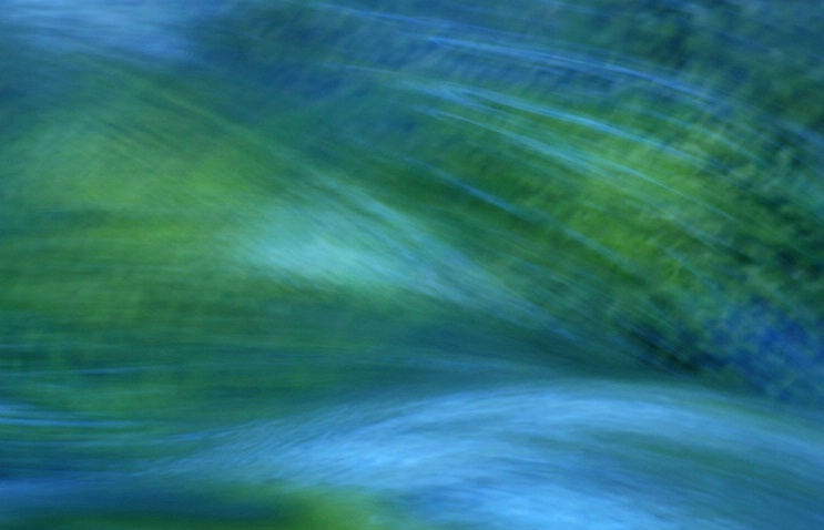 Blue Green Water Abstract