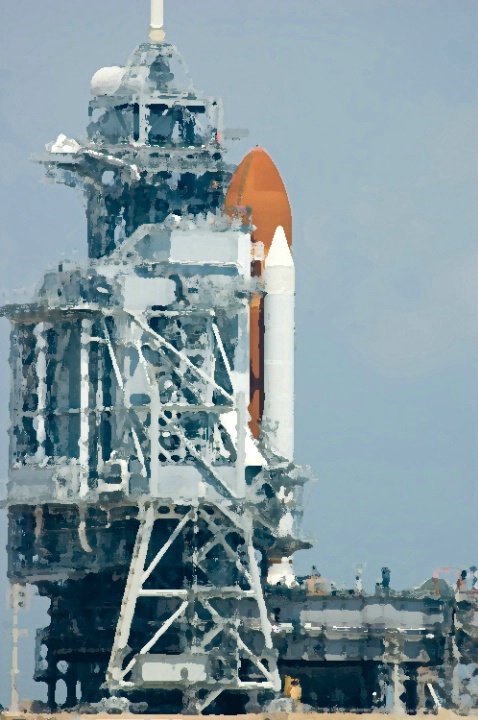 Shuttle Launch, Kennedy Space Station, Florida