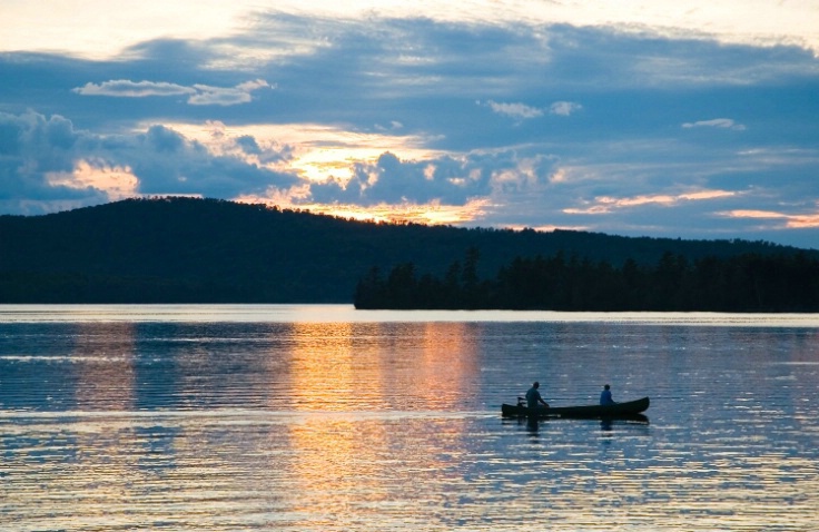 Sunset Canoe