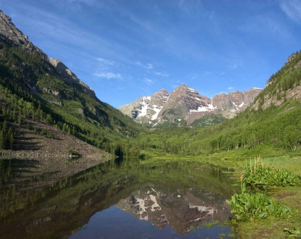 June: Maroon Bell reflections