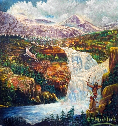 Mountain & Waterfall