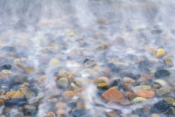 water over rocks, Acadia National Park