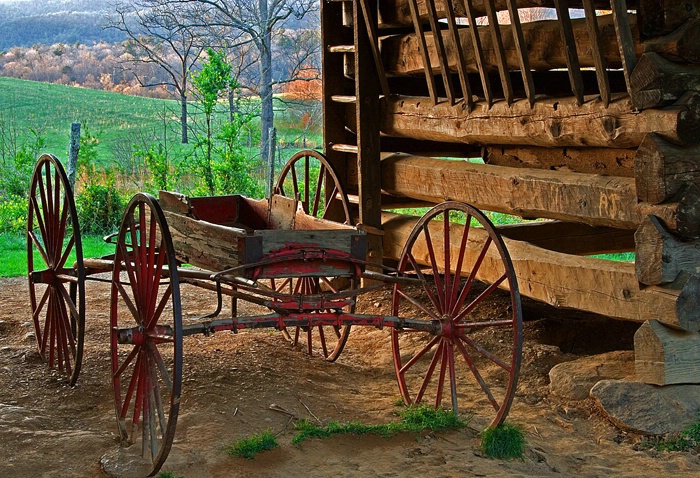 Wagon at Tipton House