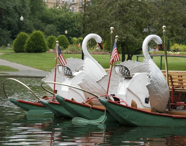 O39 Swan Boats in Boston Commons,Boston,MA