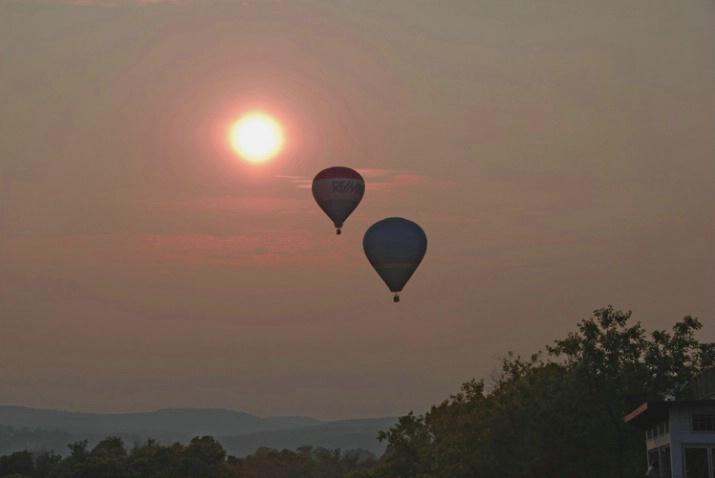 Balloons @ Sunset,Quechee, Vermont