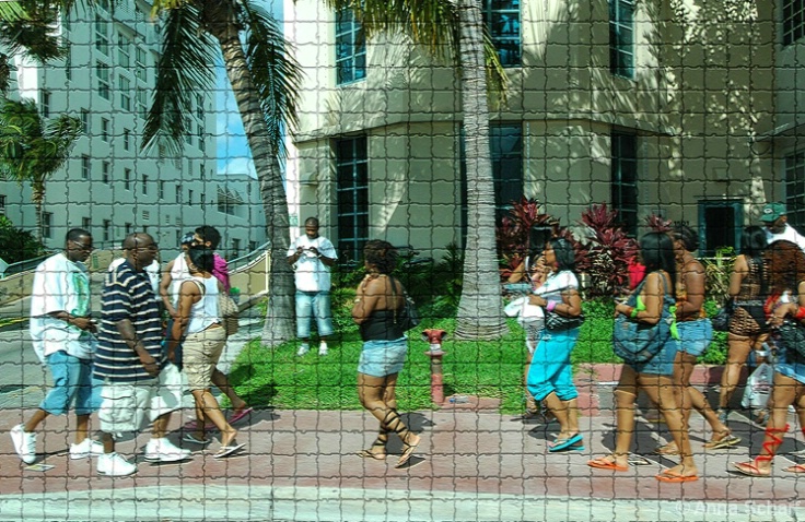 Vacation in Miami (from series Street Mosaic)