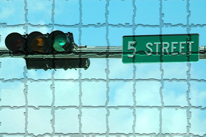 Vacation in Miami (from series Street Mosaic)