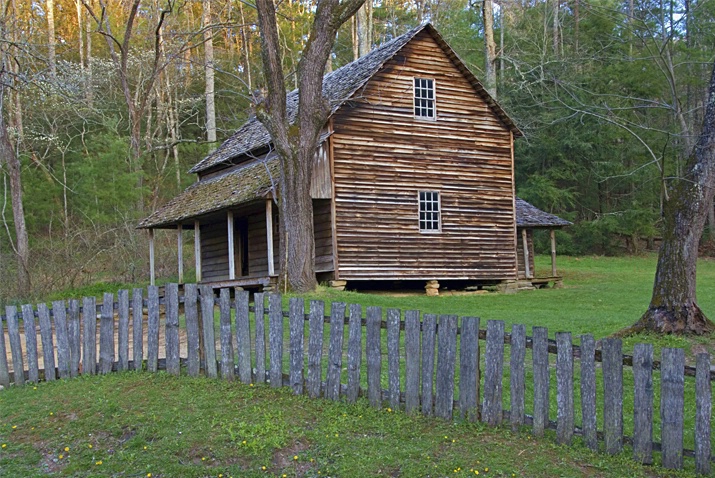 Tipton House at Cades Cove Smoky Mountains