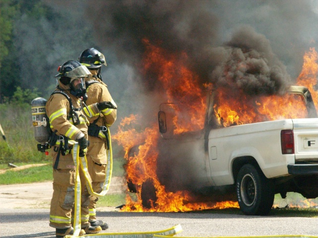 Truck Fire Milton, Florida