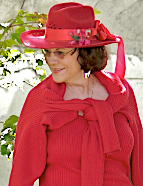 Red Hat Lady, Frances my wife