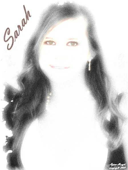 Sarah in white