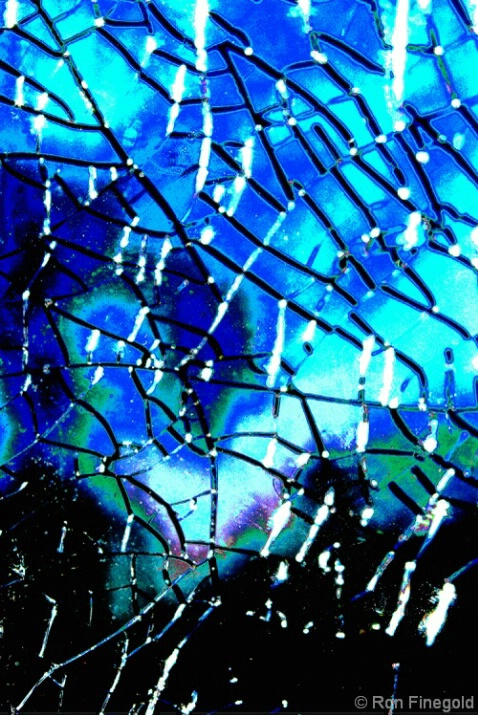 Through the broken glass