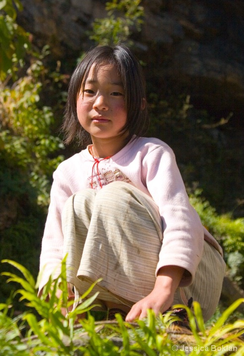 Girl in Pink