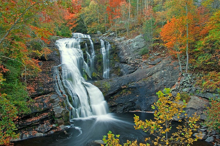 Bald River Falls in Tennessee