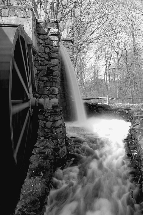 B&W33 Wayside Grist Mill,Sudbury,MA