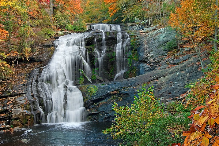 Bald River Falls in Tennessee