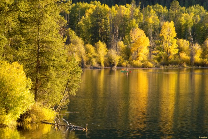 Fall reflections on the Snake