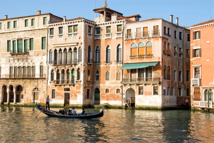Gondola ride on the Grand Canal