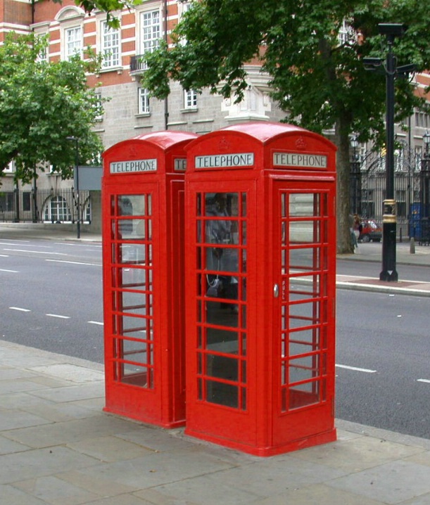 GOING OUT OF STYLE TELEPHONE BOOTH