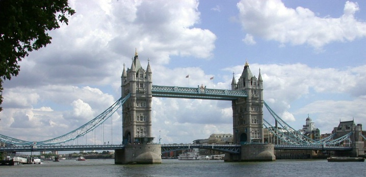 TOWER BRIDGE FROM THE TOWER OF LONDON