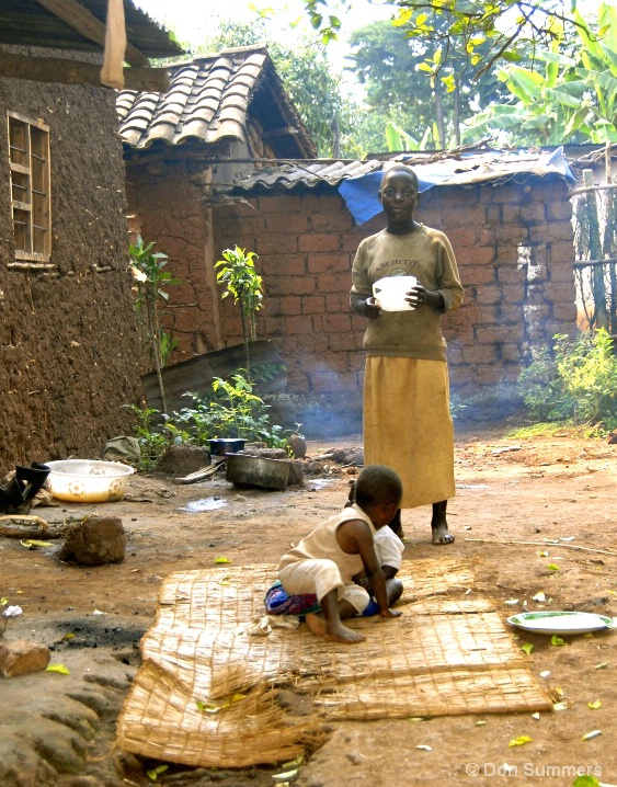 Preparing Lunch, Butare, Rwanda 2007