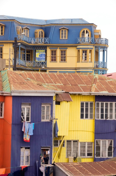 Valparaiso colorful homes